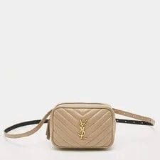Saint Laurent — Saint Laurent Lou Chevron Belt — Handbag — resale