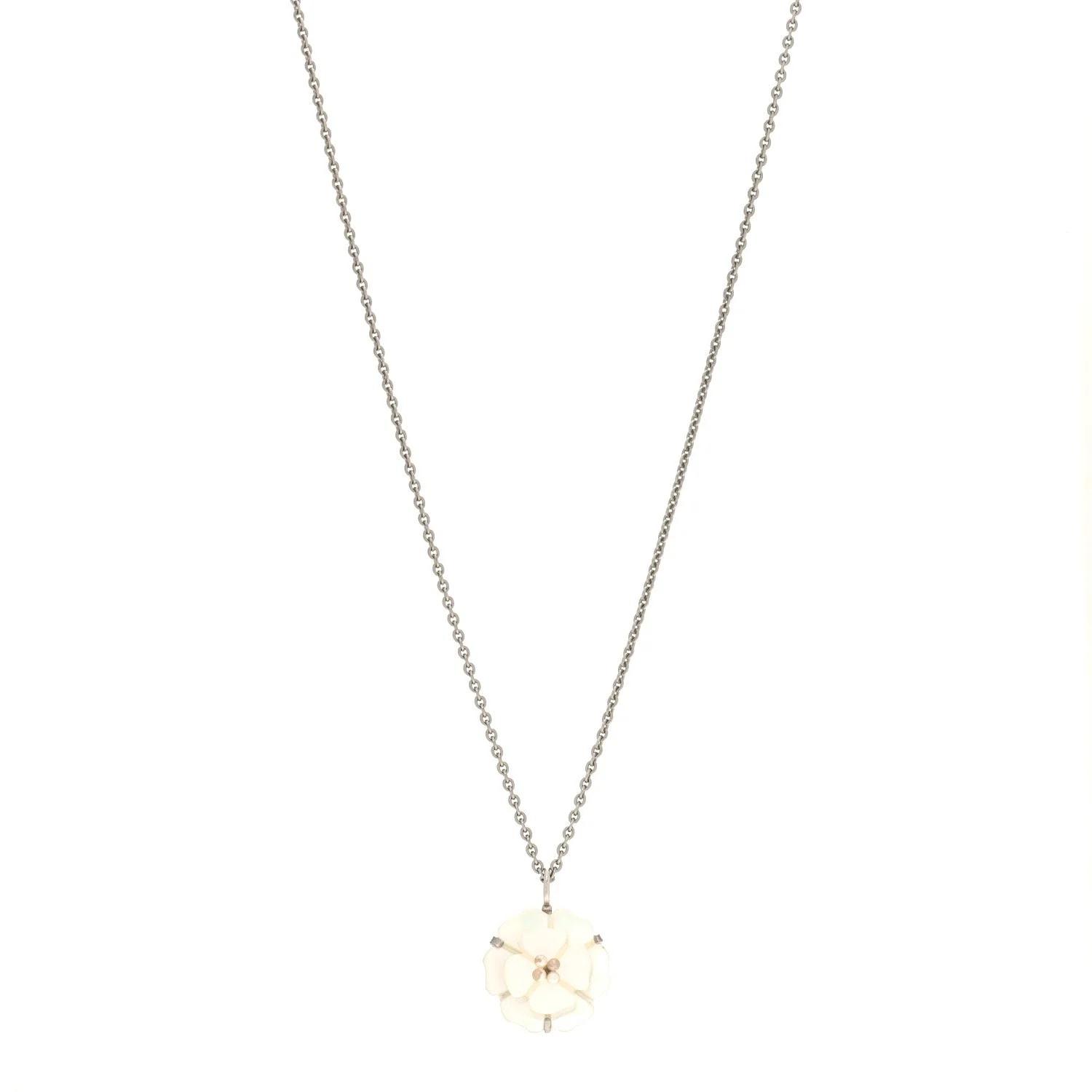 Chanel — Mother of Pearl Camellia — Jewelry — resale