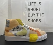 Nike — Nike SB Zoom Blazer Mid PRM Melon Tint/Citron Paisley Pack DM0859 800 — Sneaker — resale