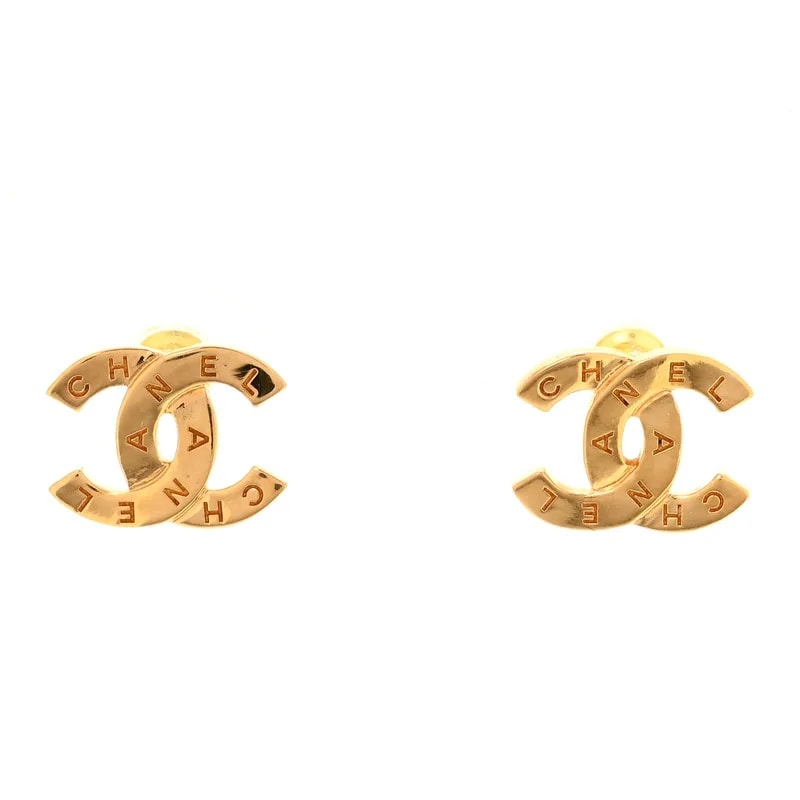 Chanel — Metal CC Stud — Jewelry — resale