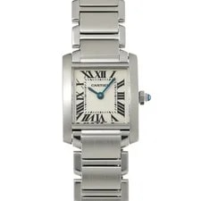 Cartier — Cartier Tank W51008Q3 ( 2384) 18mm Stainless Steel Silver #WW6743 — Watch — resale