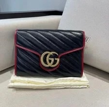 Gucci — Gucci GG Marmont Matelasse Torchon Wallet on Chain Crossbody — Handbag — resale