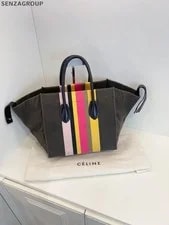 Celine Luggage Phantom Colorful Stripe Travel Casual 3