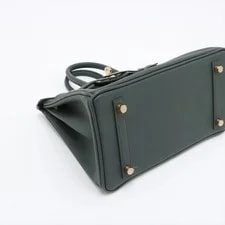 Hermès Birkin 25 le Tournay Veal Mangrove Fittings G: 4