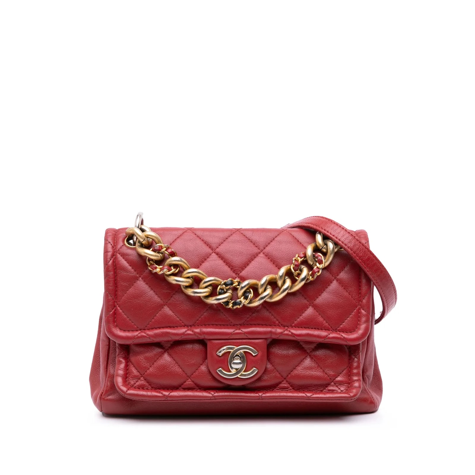 Chanel — Small Chain Link Flap — Handbag — resale