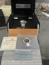 Panerai — Panerai PAM 00124 44mm Luminor Power Reserve Stainless Titanium Box Papers — Watch — resale
