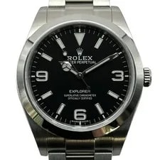 Rolex — Rolex Explorer 214270 Black Stainless Steel Automatic #OK518 — Watch — resale
