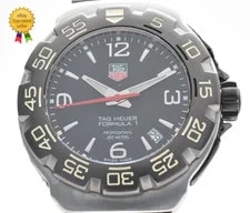 TAG Heuer — ▶️[ Exc+5 ] TAG Heuer Formula 1 WAC1110 Black Dial 39mm Quartz Japan — Watch — resale