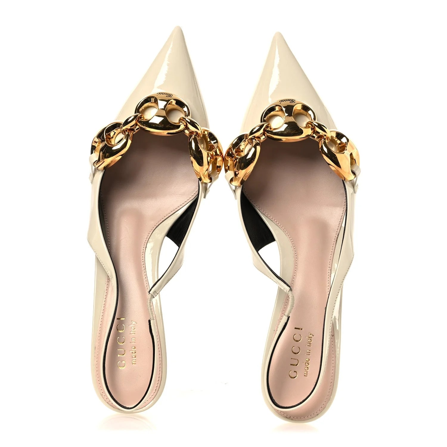 Vernice Charlotte Marina Slingback 39 New Ivoir 2