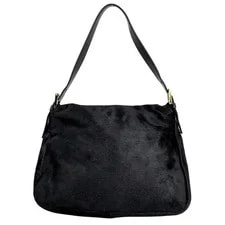 Fendi Logo Mamma Baguette Haircalf 3