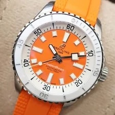 Breitling A17377 36mm Stainless Steel Orange #UW1293 2