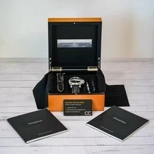 Panerai Luminor 1950 3 Days GMT PAM01320 44mm Steel Black Dial Box Papers 4