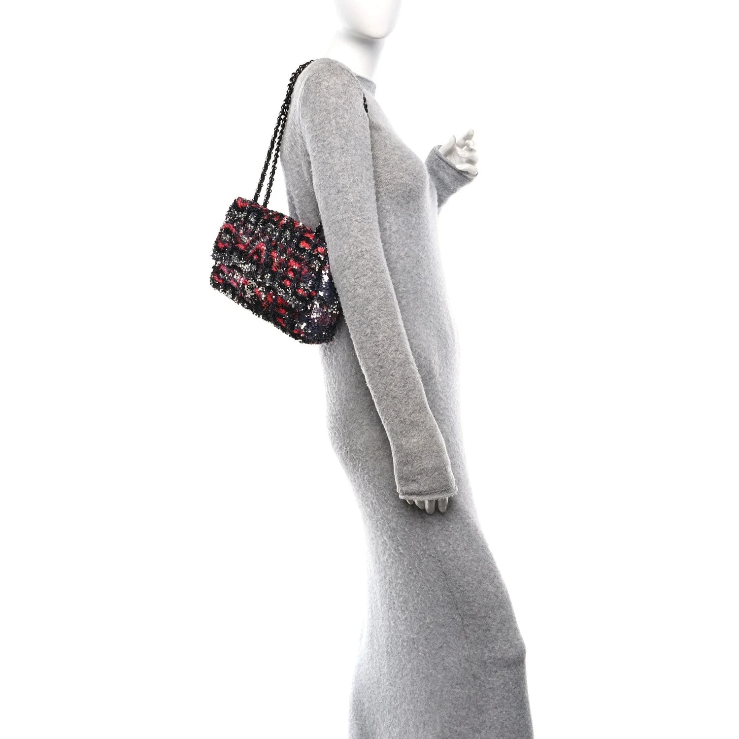 Sequin Logo Single Flap 2