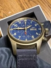 2023 IWC Pilot's Chronograph Bronze Blue 41mm IW388109 Complete 4