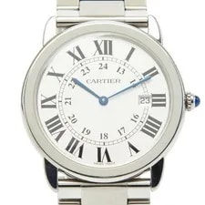 Cartier — Cartier Ronde Solo SM W6701004 Silver Dial SS Quartz Analog — Watch — resale