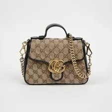 Gucci — Gucci GG Marmont Mini Top Handle 583571 151255003 — Handbag — resale