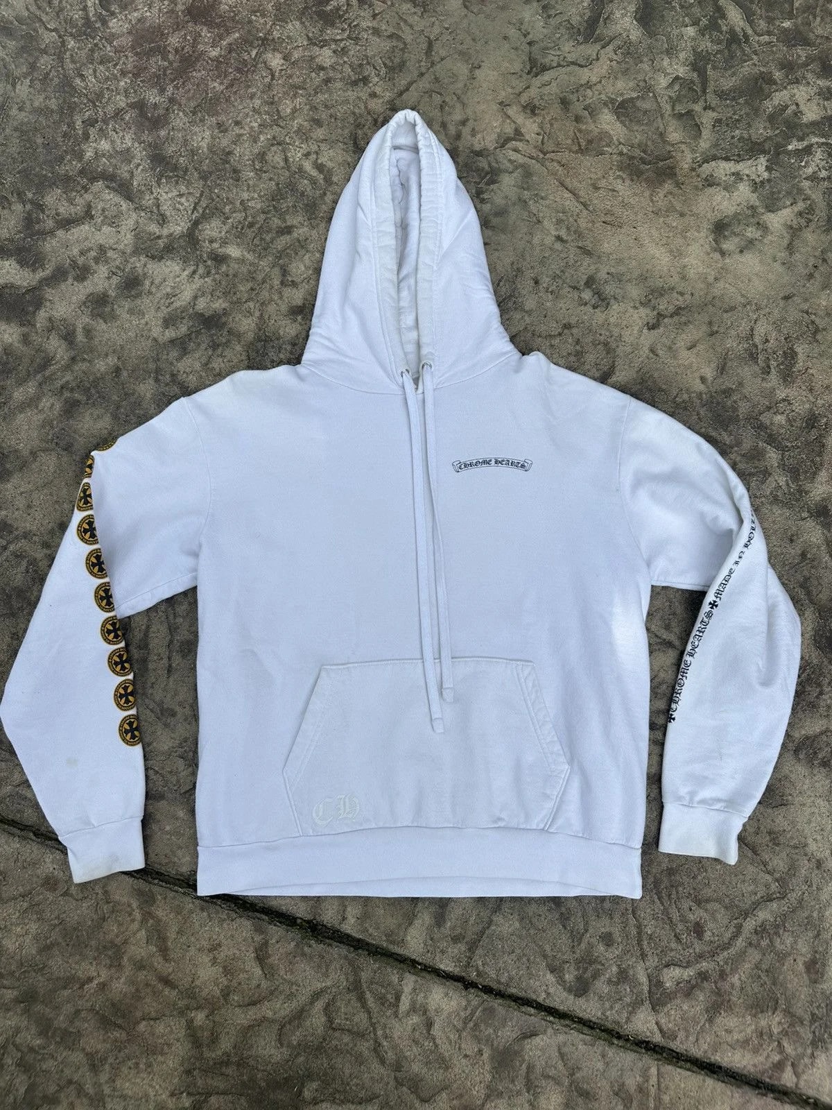 Chrome Hearts — Hearts Cross Hoodie — streetwear — resale