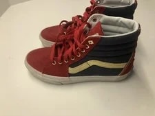 Vans X Captain Marvel SK8 Hi Tops Shoes 7 M 8.5 W 3