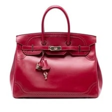 Hermès — Hermès Tadelakt Ghillies Birkin Retourne 35 Dark — Handbag — resale