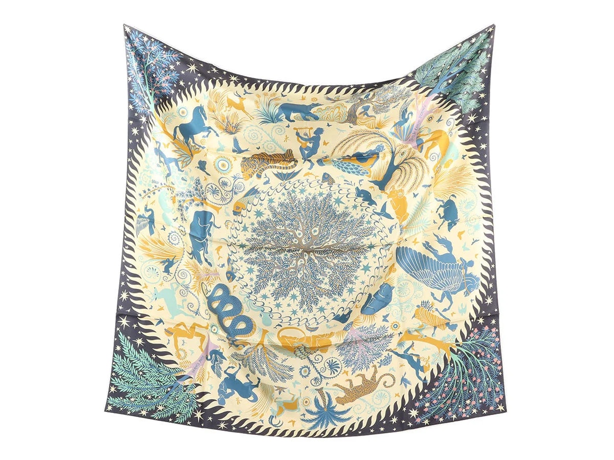 Hermès Sous le Charme d'Orphée Double Face Scarf 90cm 2
