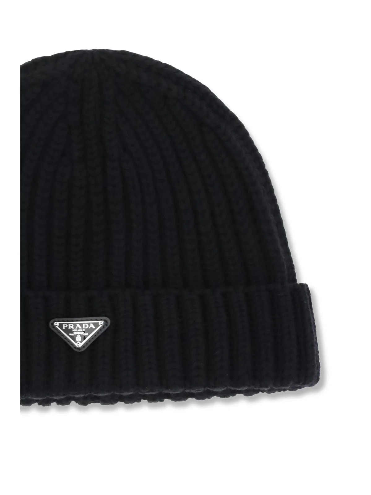 Prada 2hc3902dzl Ribbed Virgin Beanie — Ovis Aries Beanies 3