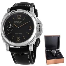 Panerai — Panerai Luminor Logo Hand Wind Black Dial PAM01084 — Watch — resale