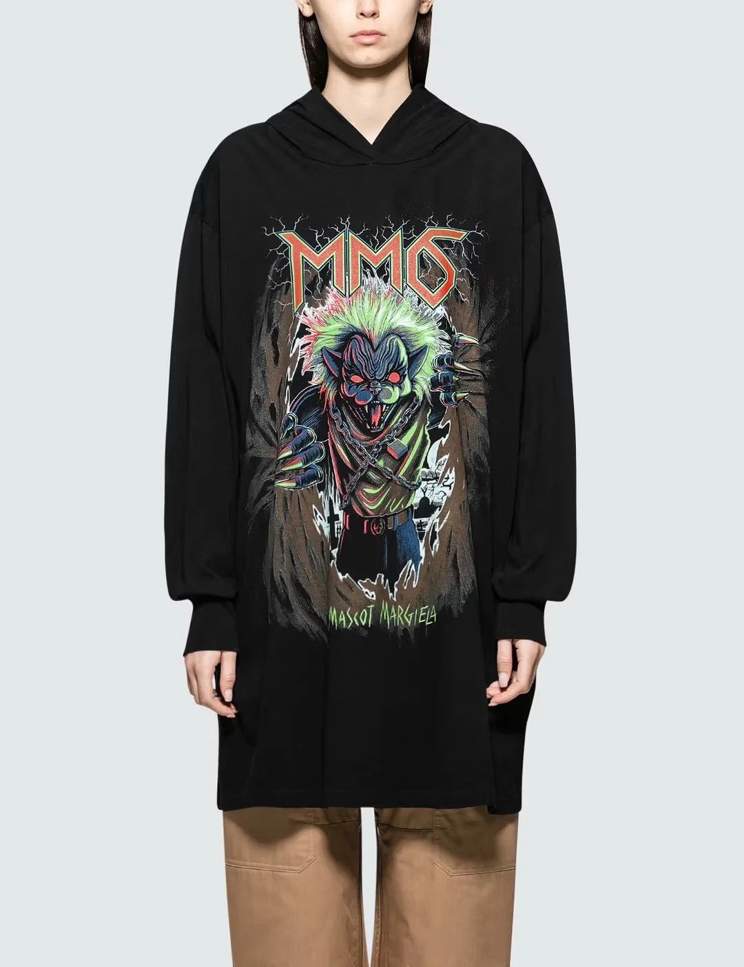 Maison Margiela MM6 Hoodie Small Graphic Double Sided 2