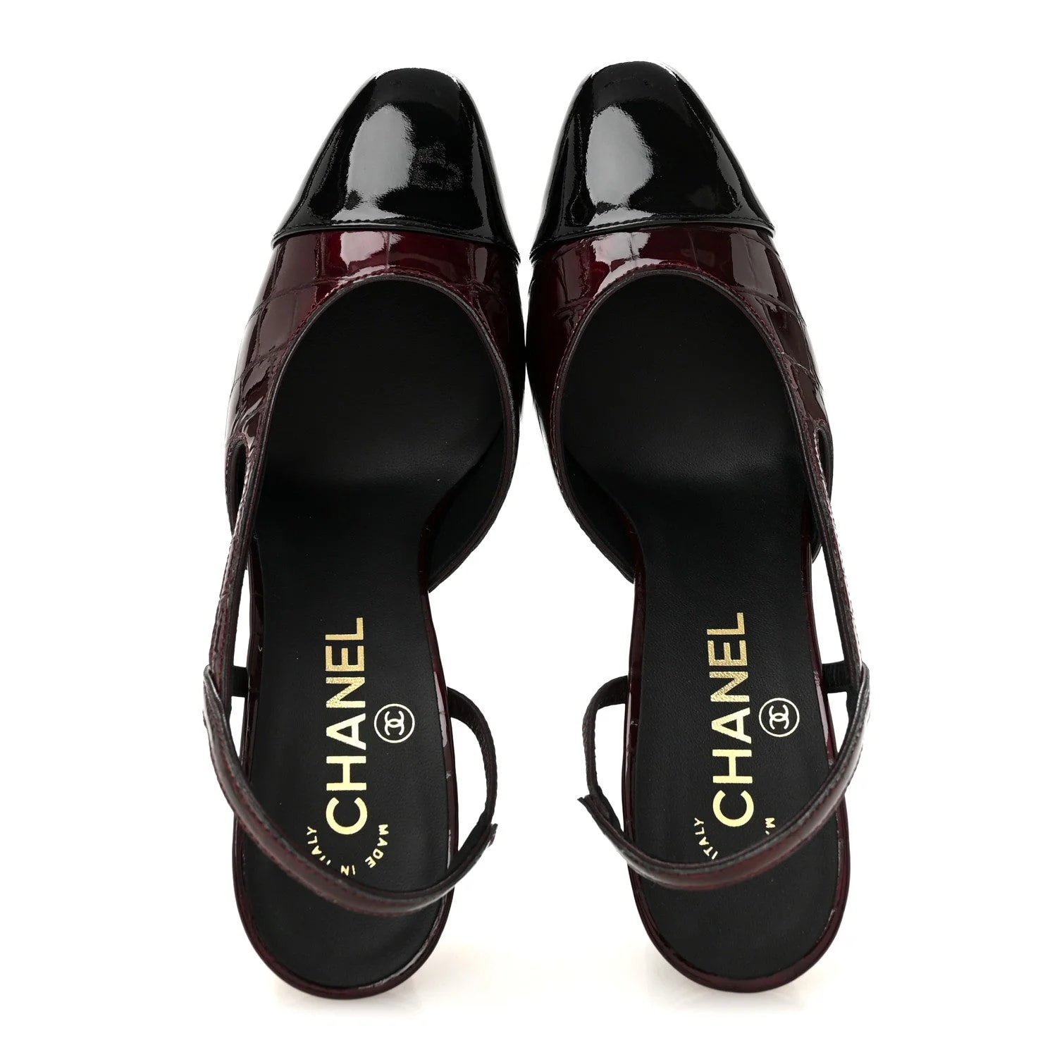 Embossed Cap Toe CC Slingback 36.5 Dark 2