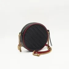 Gucci GG Marmont Color-Blocked Logo Quilted Chain - Very Good #9QQP2W 2