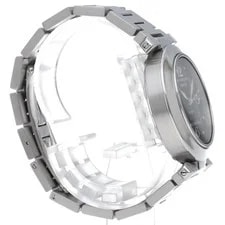 Cartier Pasha C Big Date W31053M7 Stainless Steel mensWatch Black 4