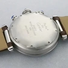 Cartier Pasha 38mm Chronograph W3100355 Beige / White 4
