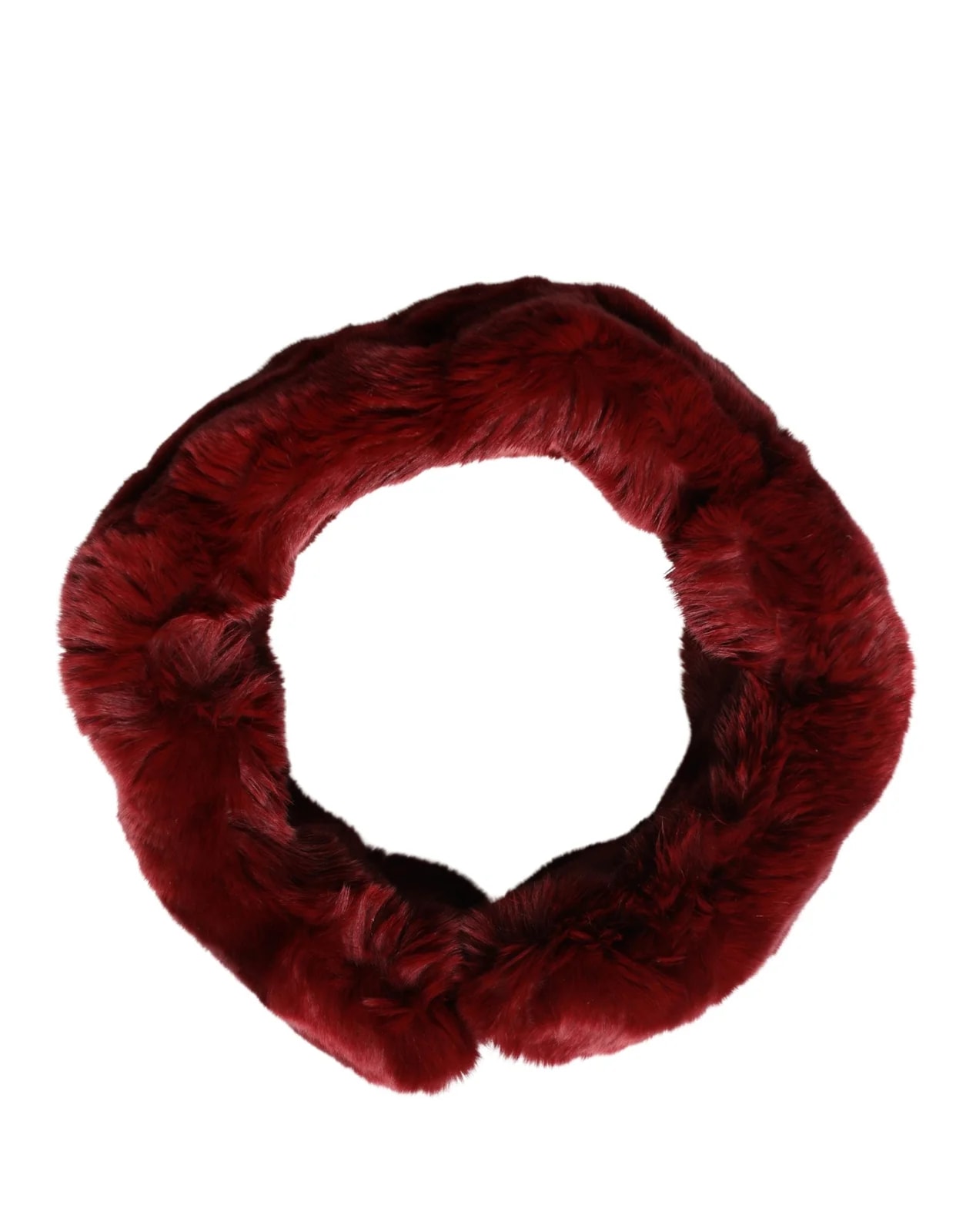 Dolce & Gabbana Lamb Fur Collar Neck Wrap 50cm X 8cm Scarf 4