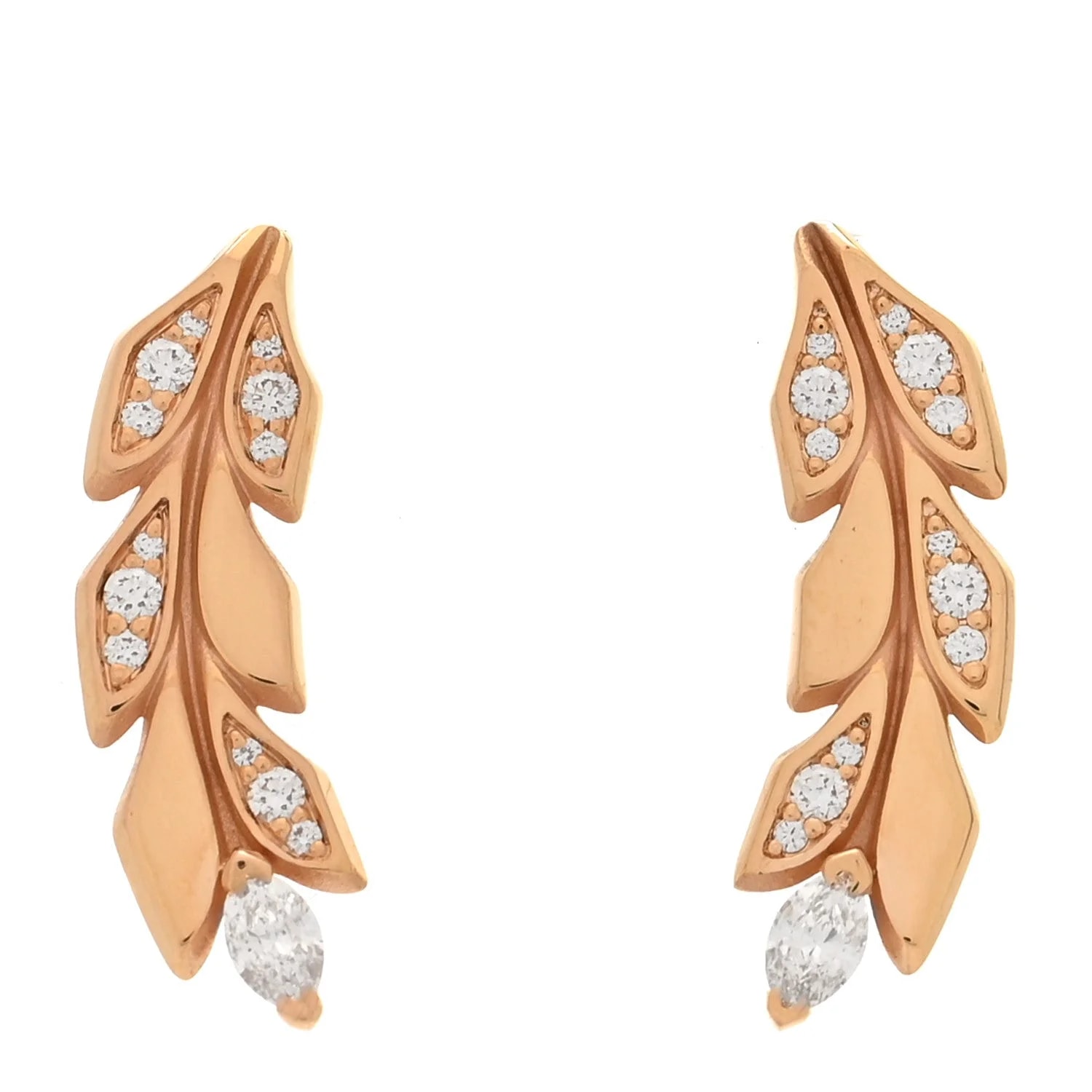 Tiffany & Co. — 18K Rose Gold Victoria Vine Climber — Jewelry — resale