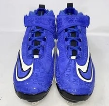 Nike Air Griffey Max 1 Baseball Cleats Sz 12 Jackie Robinson Metal 2