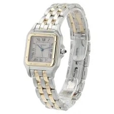 Cartier Panthere Silver Dial Gold and Steel 27mm Quartz 110000R 3