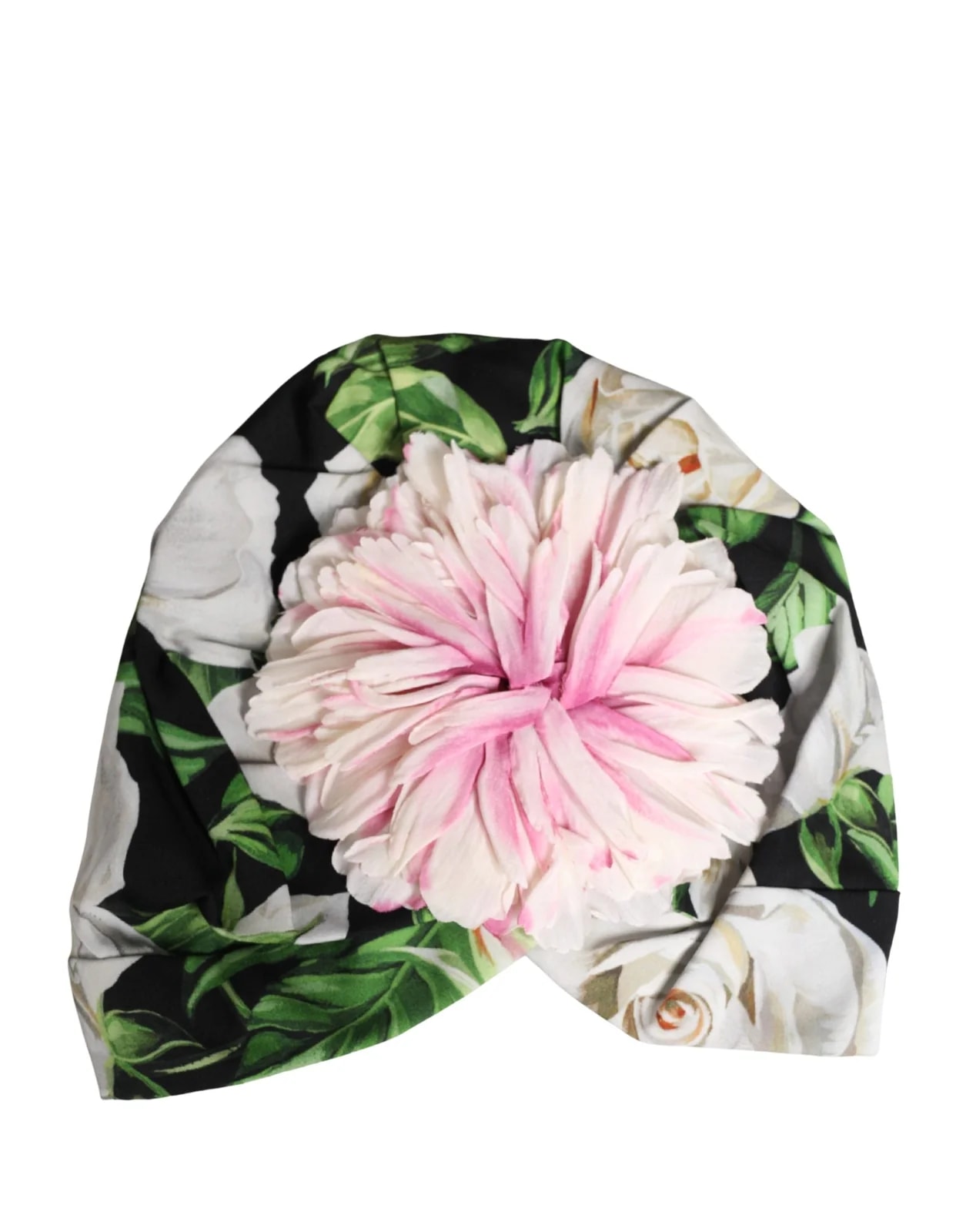 Dolce & Gabbana — Dolce & Gabbana Floral Motif Turban Headwear Hat — Accessory — resale
