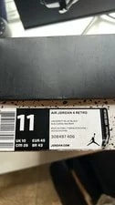 Jordan Air 4 Retro 308497-406 2018 3