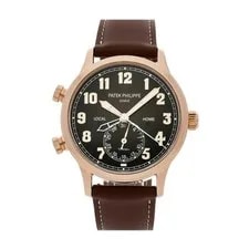 Patek Philippe — Patek Philippe Complications Calatrava Pilot Travel Time Tiffany & Co. 5524R-001 — Watch — resale