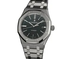 Audemars Piguet — Audemars Piguet Royal Oak 41mm Steel Black Dial 15400ST.OO.1220ST.01 - 2017 — Watch — resale