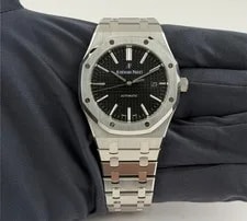 Audemars Piguet Royal Oak 41mm Steel Black Dial 15400ST.OO.1220ST.01 - 2017 4
