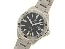TAG Heuer Aquaracer WAY2010 Stainless Steel 38mm Black Dial Automatic #DW2048 2