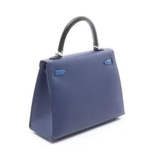 Hermes Kelly 25 Saphir France #RC061 2