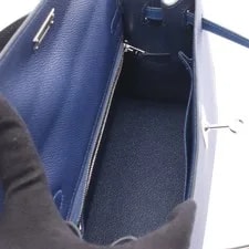 Hermes Kelly 25 Saphir France #RC061 3