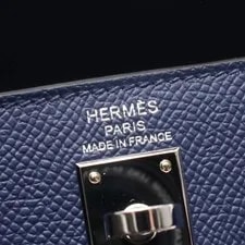 Hermes Kelly 25 Saphir France #RC061 4