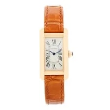 Cartier — Cartier Tank Americaine 2482 W2601556 18k Yellow Gold — Watch — resale