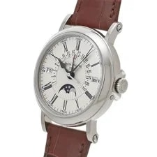 Patek Philippe Complications 5159G-001 38mm White Gold Silver #WW208 2
