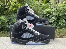 Air Jordan — Air Jordan 5 Retro Basketball Shoes Reimagined New 🖤 — Sneaker — resale