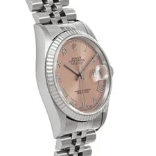 Rolex Datejust 16234 36mm Stainless Steel Pink #WW1602 3
