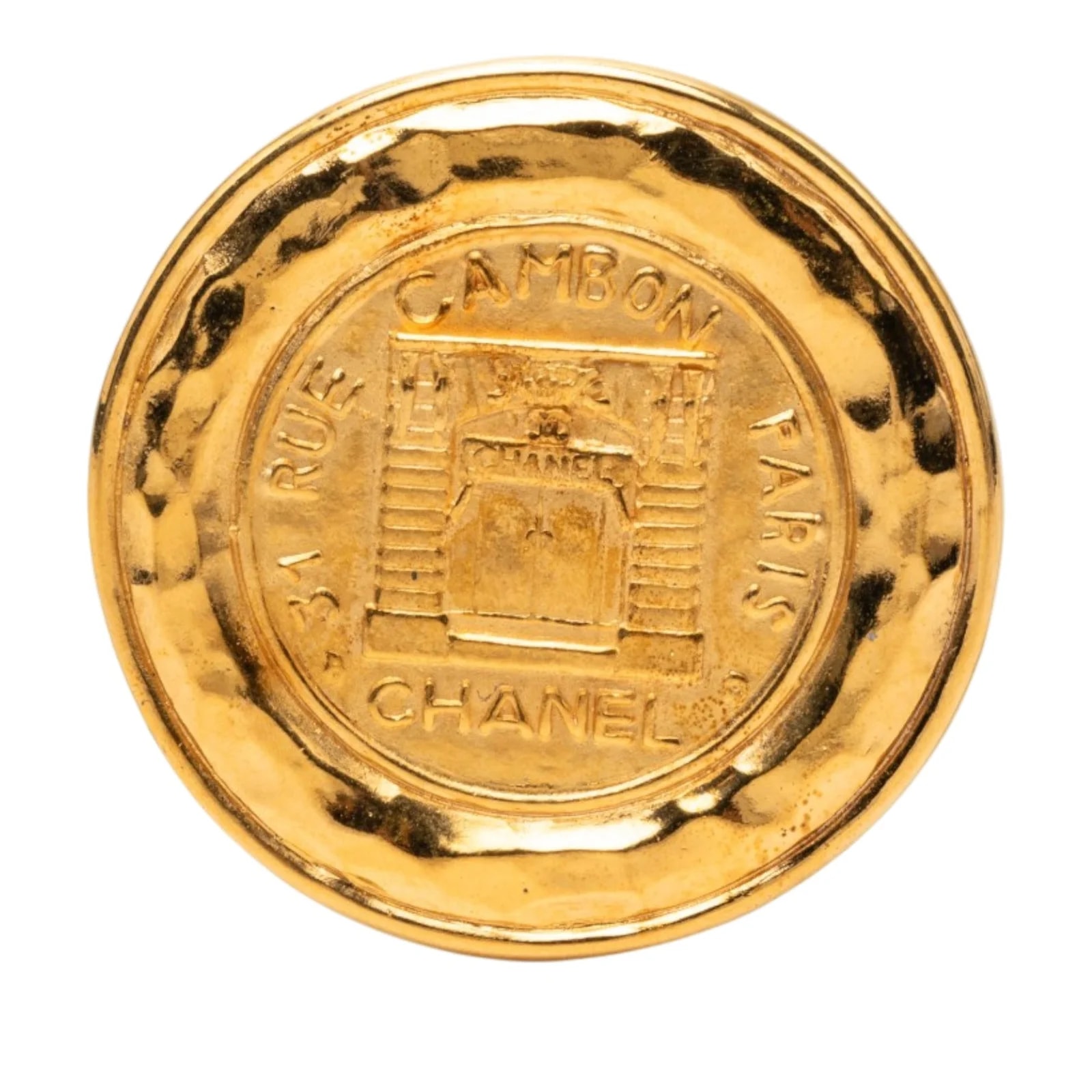 Chanel — 31 Rue Cambon Round Brooch — Jewelry — resale