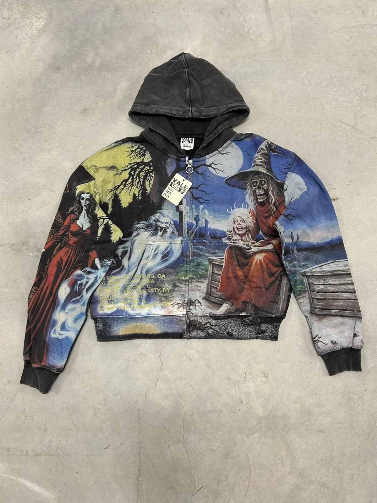 Vale Forever Valley Dreams Ether Zip Up Hoodie — streetwear — resale